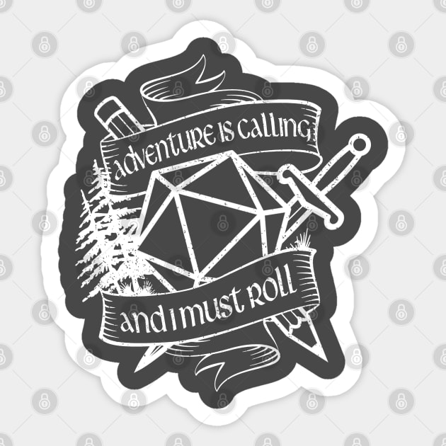 Adventure is calling Sticker by NinthStreetShirts